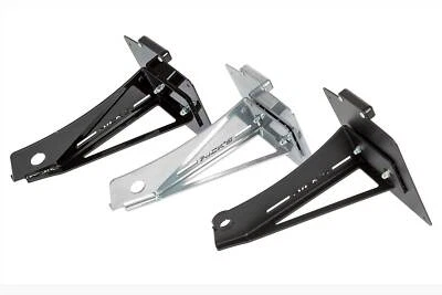 Ricks Harley-D Dyna seitlich Kennzeichenhalter Kit glanz schwarz mit TÜV/ABE DE - Bild 1 von 4