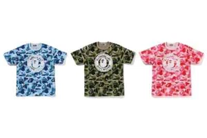 CAMISETA BATHNIG APE 1L30109012 ABC CAMO OCUPADA WORKS Para hombres S-3XL Azul/Verde/Rosa Nueva - Imagen 1 de 14