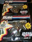 Lot 2 1987 GI Joe Lazer kit de jeu de combat ensembles étiquette laser complet monde des merveilles