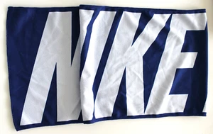 Nike Cooling Towel Small Blue/White 28" x 13.5" - Picture 1 of 4
