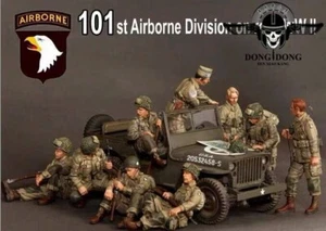 1/72 WWII US Army 101st Airborne Small Scale Troopers 9 No.12 - Picture 1 of 2