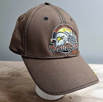Harley Davidson Brown 2007 67th Annual Sturgis Black Hills Motorcycle Rally Cap - Image 1 of 4