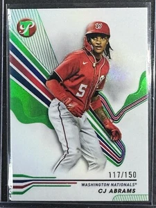 CJ Abrams 2024 Topps Pristine 117/150 Green Parallel #227 Washington Nationals - Picture 1 of 2