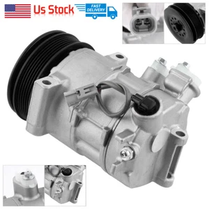 A/C AC Compressor With Clutch for Dodge Caliber 09-12 Jeep Compass Patriot 09-17 - Picture 1 of 7