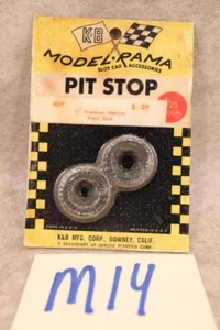 M14B VINTAGE K&B MODEL RAMA PIT STOP #409 1/25 SCALE SLOT CAR 1" FRONT SLICK - Picture 1 of 1