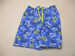 GREENDOG Size 5 Boys Drawstring Stretch Waist Back Pocket Swimming Shorts 494 - Picture 1 of 10