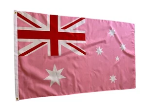 Australia Pink Flag Large Breast Cancer Pride Australian Flag 150 x 90cm - Picture 1 of 4