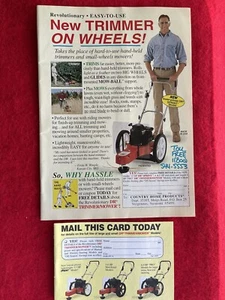 Vintage 1998 Printanzeige DR Trimmer auf Rollen Werbung - Bild 1 von 7