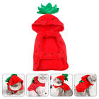  Rot Vlies Kleidung Für Haustiere Urlaub Kleider Den Winter Hasen-Outfits