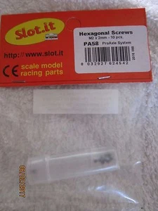 SLOT.IT HEXAGONAL SCREWS M2 X2MM 10 PER PACK - Picture 1 of 1