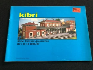 KIBRI MODEL RAILROAD ACCESSORIES HO + N + Z 1986/87 Catalog - Picture 1 of 12