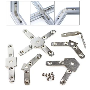 Brackets Makerlink Esquina Estirador Ángulo Camiseta Tuerca Soportes para Ranura en V Riel Lineal - Imagen 1 de 16