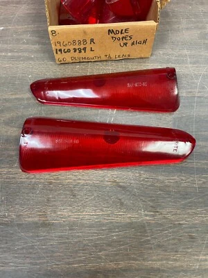 PLYMOUTH SAVOY BELVEDERE FURY 1960 LUZ TRASERA LÁMPARA PAR NUEVO REPRO 123 Foto 1 de 4