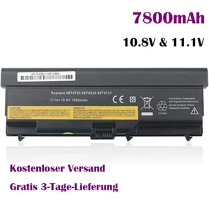 7800mah 9cell AKKU Für LENOVO THINKPAD T410, T420, T430, T530, W530,BATTERIE - Bild 1 von 4