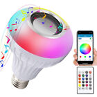 LED Music Light Bulb with Built-in Bluetooth Speaker, Wireless Smart Light Bulb