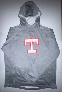 Texas Rangers Hoodie Men’s XL Under Armour Cold Gear Fanatics Pockets Big Logo - Picture 1 of 8