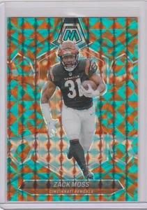Zach Moss 2024 Panini Mosaic #44 Tesselation Prizm Parallel SSP #D/15 *BENGALS* - Bild 1 von 2