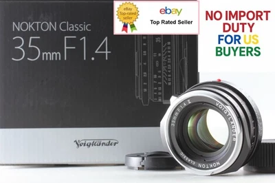 [Sin usar] Voigtlander NOKTON Classic 35 mm F/1.4 II MC VM para lente Leica... - Imagen 1 de 4