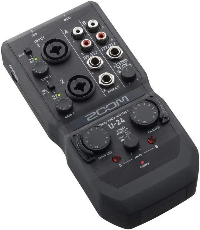 ZOOM U-24 Handy Portable Audio Interface - Image 1 of 4