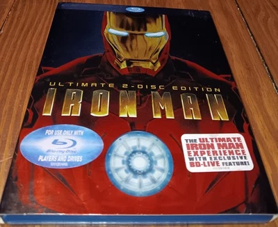 Iron Man Ultimate 2 Disc Edition Blu-ray with Special Features - Photo 1/4