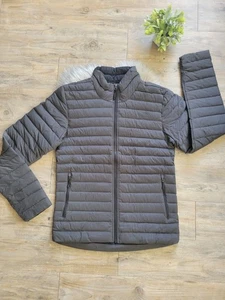 THE NORTH FACE 🍉 Stretch Down Jacket 700 Fill Men's Soft Shell Size Small Gray - Picture 1 of 13