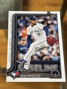 Jose Berrios 2025 Topps Series 1 #33 Toronto Blue Jays Baseball Card - Picture 1 of 2