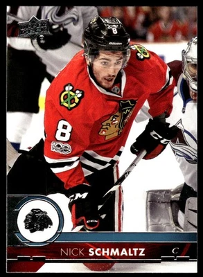 2017-18 Upper Deck #42 Nick Schmaltz Chicago Blackhawks Hockey Card - Image 1 of 2