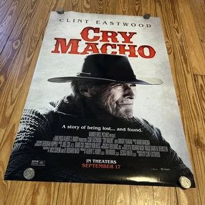 Cry Macho (2021) ORIGINAL 27x40 KINO POSTER CLINT EASTWOOD - Bild 1 von 5