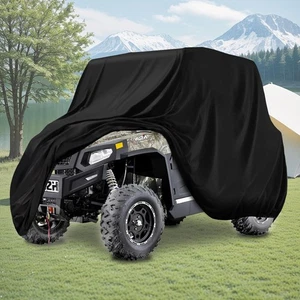 420D Heavy Duty 2-3 Seater UTV Cover for Hisun Axis Massimo 400 450 500 Black  - Imagen 1 de 7