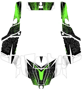Can Am Cammander MXVEC 001 Design Decal Graphic Kit Wraps Decals Off Road - Picture 1 of 2