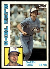 1984 Topps Tiffany Garth Iorg Toronto Blue Jays #39
