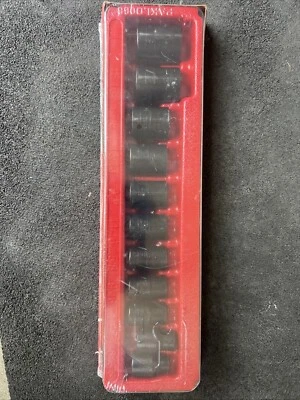 For Snap-on 1/2" drive 3/8" - 1" 6-point Shallo Impact Socket Set 311IMYA SEALED - Image 1 of 4