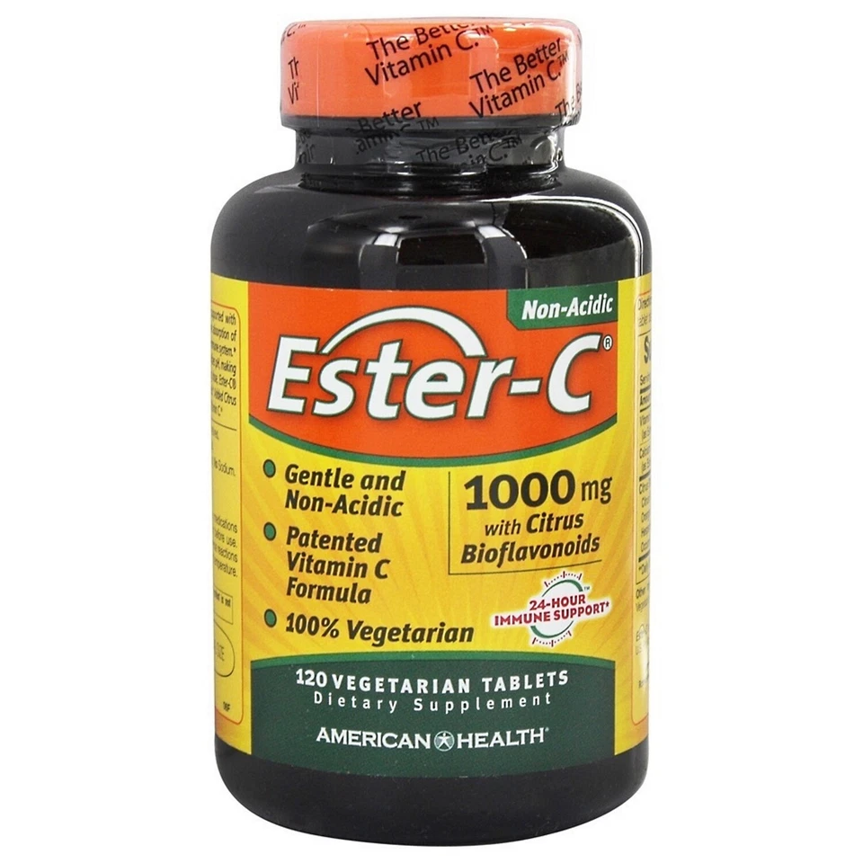 Ester-c 1000 MG With Citrus Bioflavonoids 120 Veggie Tabs by American Health