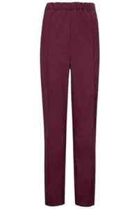 PANTALONES DE TRABAJO DE ENFERMERA MARRÓN/BORGOÑA CINTURA ELÁSTICA SANITARIA INS36MR - Imagen 1 de 1