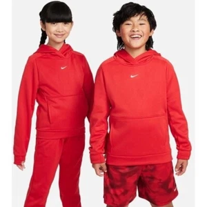 Nike Therma-FIT Kids Hoodie Pullover Sweatshirt Athletic Activewear Large NWOT - Picture 1 of 7