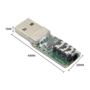 CW Key Trainer Morse Code Trainer Vband Key Trainer Mobile Phone PC Connector E2 - Photo 1/16