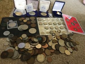 COINS COLLECTION GOOD SELECTION OF WORLD ISSUES CLEAN GREAT BRITAIN ROYAL MINT