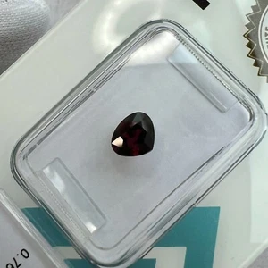 NATURAL Untreated Deep Red Ruby Pear Cut 0.76ct IGI CERTIFIED RARE Gem - Picture 1 of 6