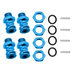 4 Pack Aluminum 17mm to 23mm Wheel Extension Hex Stick Hub Adapter Widener for - Picture 1 of 10