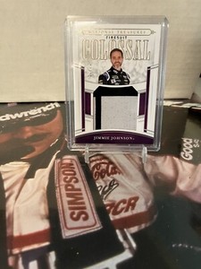 2020 Panini National Treasures Racing Jimmie Johnson 03/10 Colossal 