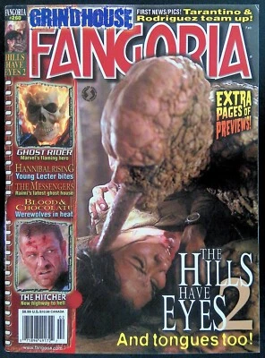 FANGORIA #260 ~ VF 2007 STARLOG MAGAZINE ~ THE HILLS HAVE EYES 2, GHOST RIDER - Image 1 of 4
