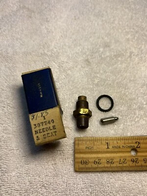 Nuevo de Lote Antiguo GM 1955-1956 BUICK Aguja y Asiento Carburador Especial, Bendix #387749/#1182782 Foto 1 de 4