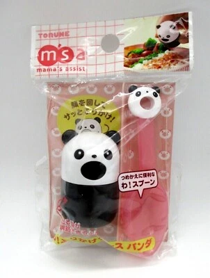 Torune Panda Seasoning Furikake Case with spoon For Bento lunch box - Image 1 of 2