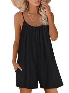 AUTOMET Rompers For Women Vacation Beach Summer Shorts Jumpsuits Overalls 2025 - Picture 1 of 6
