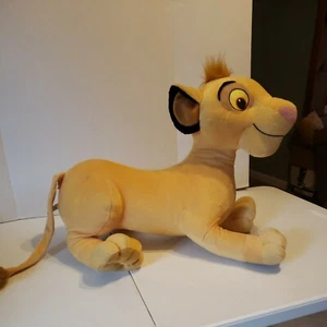 Lion King Plush Disney 20” Large Young Simba Stuffed Animal Plush Sitting - Picture 1 of 4