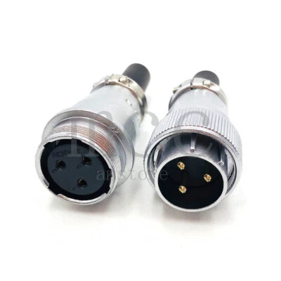 WS24 3Pin Docking Panel Mount Aviation Connector,Electrical Power Wire Connector - Image 1 of 4