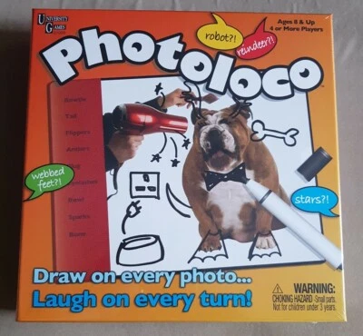 New Sealed Drawing Game ~ Photoloco ~ University Games ~ Ideal Party Game  - Image 1 of 4