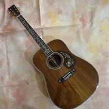 D45 41 inches Acacia top Acoustic Guitar Pearl shell inlays ebony fingerboard for sale