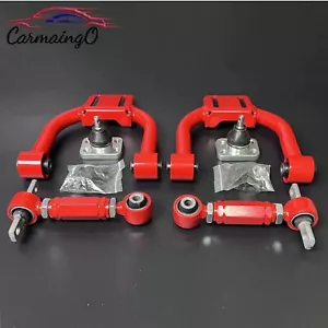 Adjustable Front Upper Control Arm +Rear Camber Rod Kit for Honda Civic EK 96-00 - Picture 1 of 14
