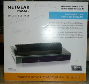 NEW NETGEAR ProSafe WNDAP350 Wireless N Access Point 802.11n 600Mbps OPEN BOX - Picture 1 of 1